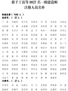最新公告！9027人獲準(zhǔn)注冊一級建造師！